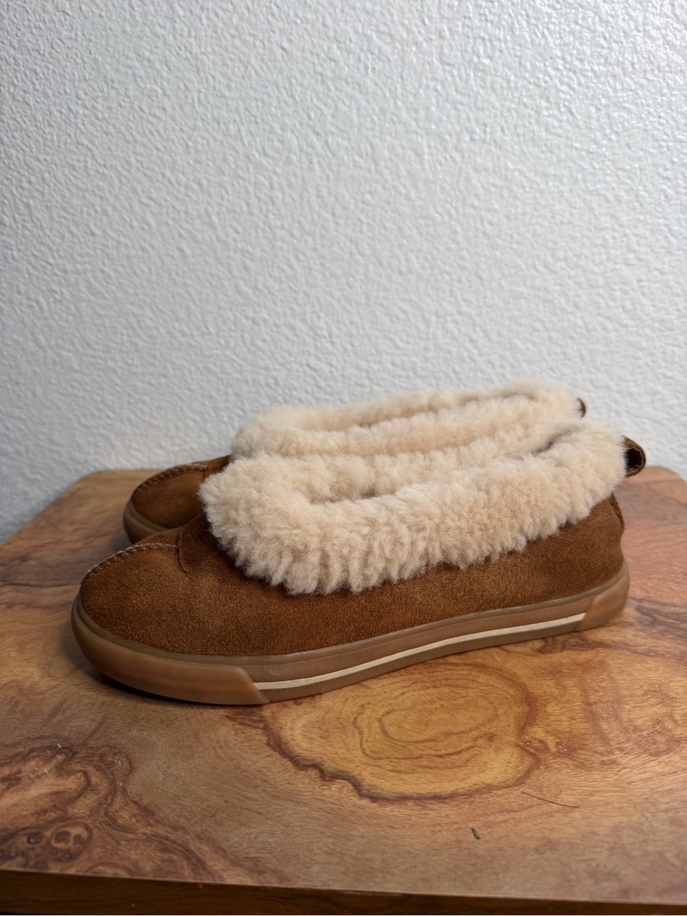 Ugg Zora Genuine Shearling Trim Ballet Flat size 7 - Picture 4 of 11